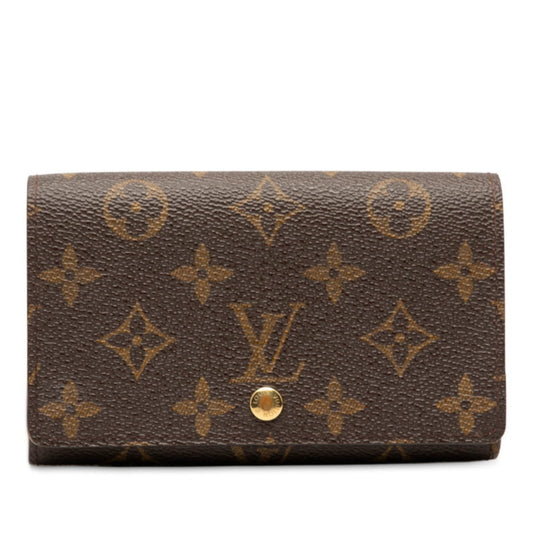 Louis Vuitton Brown Pvc Leather Wallet (Bi-Fold) (Pre-Owned)