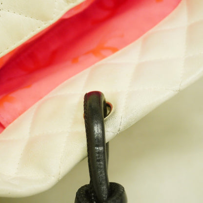 Chanel White Leather Tote Bag (Pre-Owned)