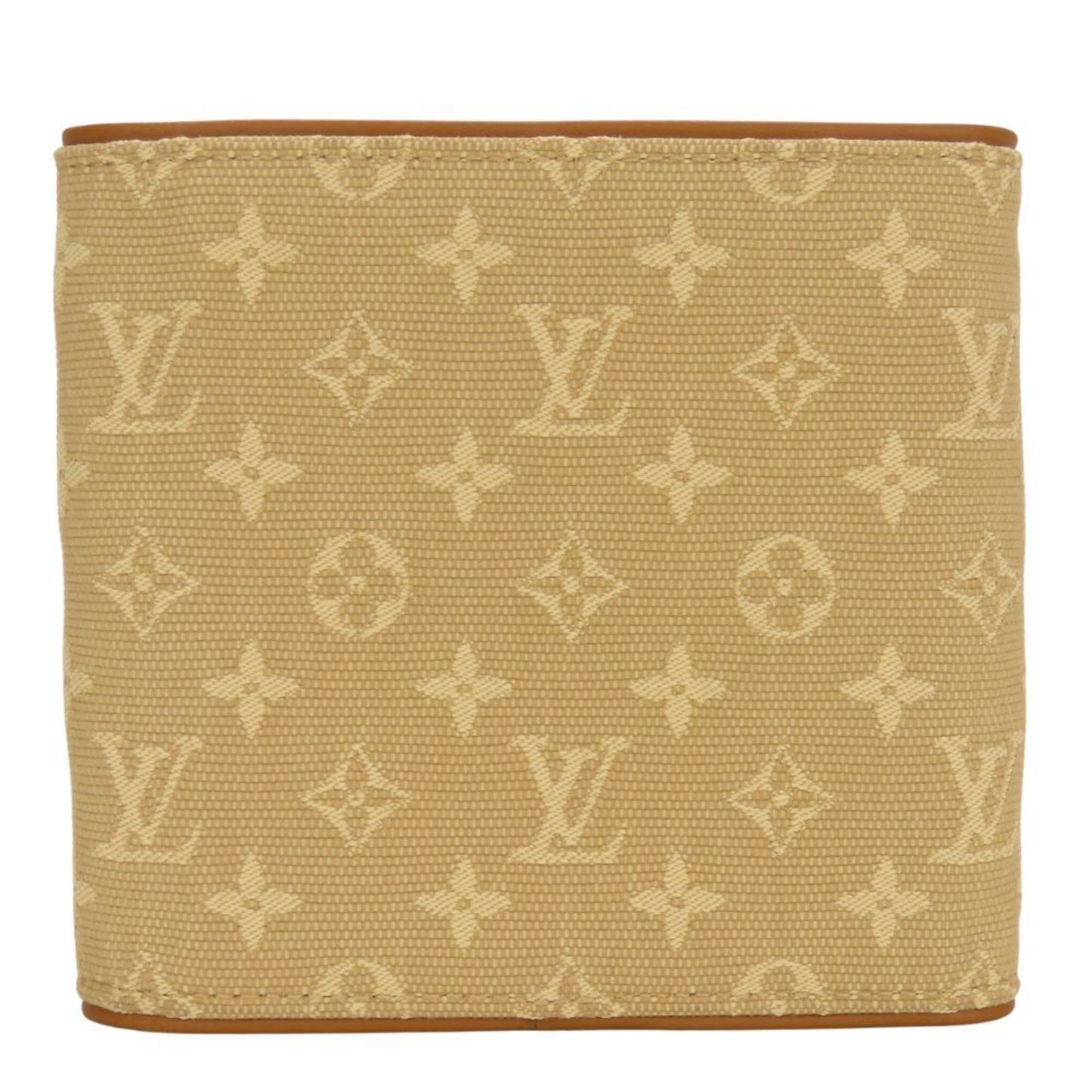 Louis Vuitton Beige Monogram Mini Wallet (Tri-Fold) (Pre-Owned)