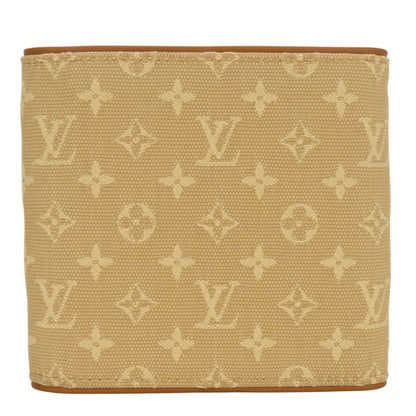 Louis Vuitton Beige Monogram Mini Wallet (Tri-Fold) (Pre-Owned)