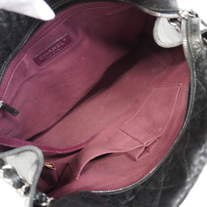 Chanel Black Grained Calfskin Tote Bag (Pre-Owned)