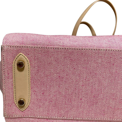 Giorgio Armani Pink Pink Beige Tote Bag (Pre-Owned)