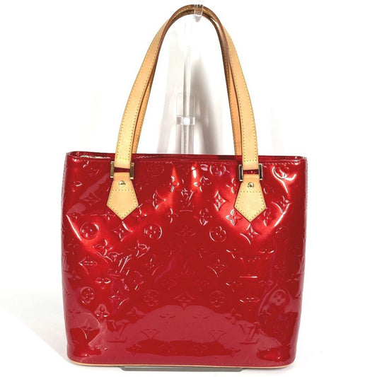 Louis Vuitton Red Color Rouge Monogram Vernis Shoulder Bag Tote Bag (Pre-Owned)