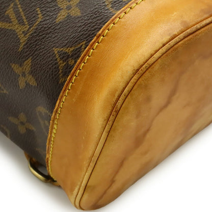 Louis Vuitton Brown Pvc Backpack Shoulder Bag (Pre-Owned)