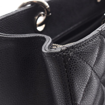 Chanel Black Grained Calfskin Tote Bag (Pre-Owned)