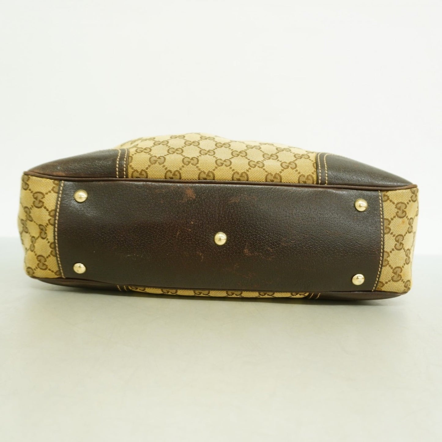 Gucci Brown Canvas Tote Bag (Pre-Owned)