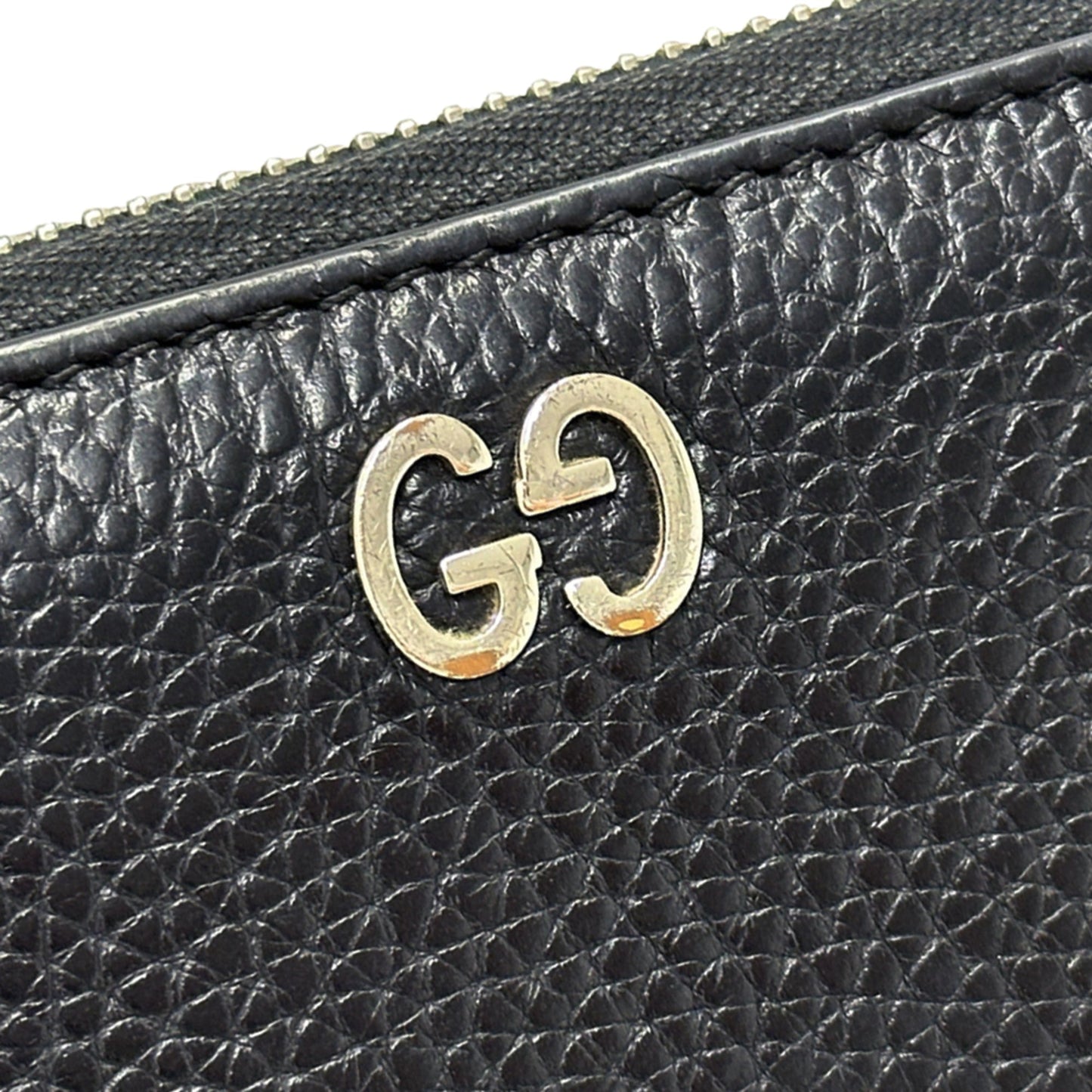 Gucci Black Leather Long Wallet (Bi-Fold) (Pre-Owned)
