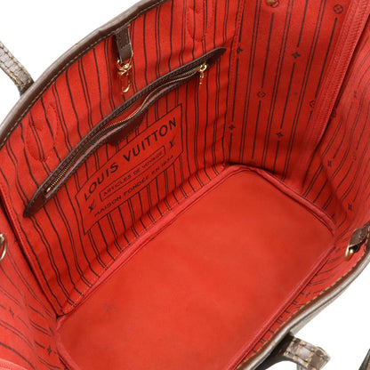 Louis Vuitton Brown Pvc Shoulder Bag Tote Bag (Pre-Owned)