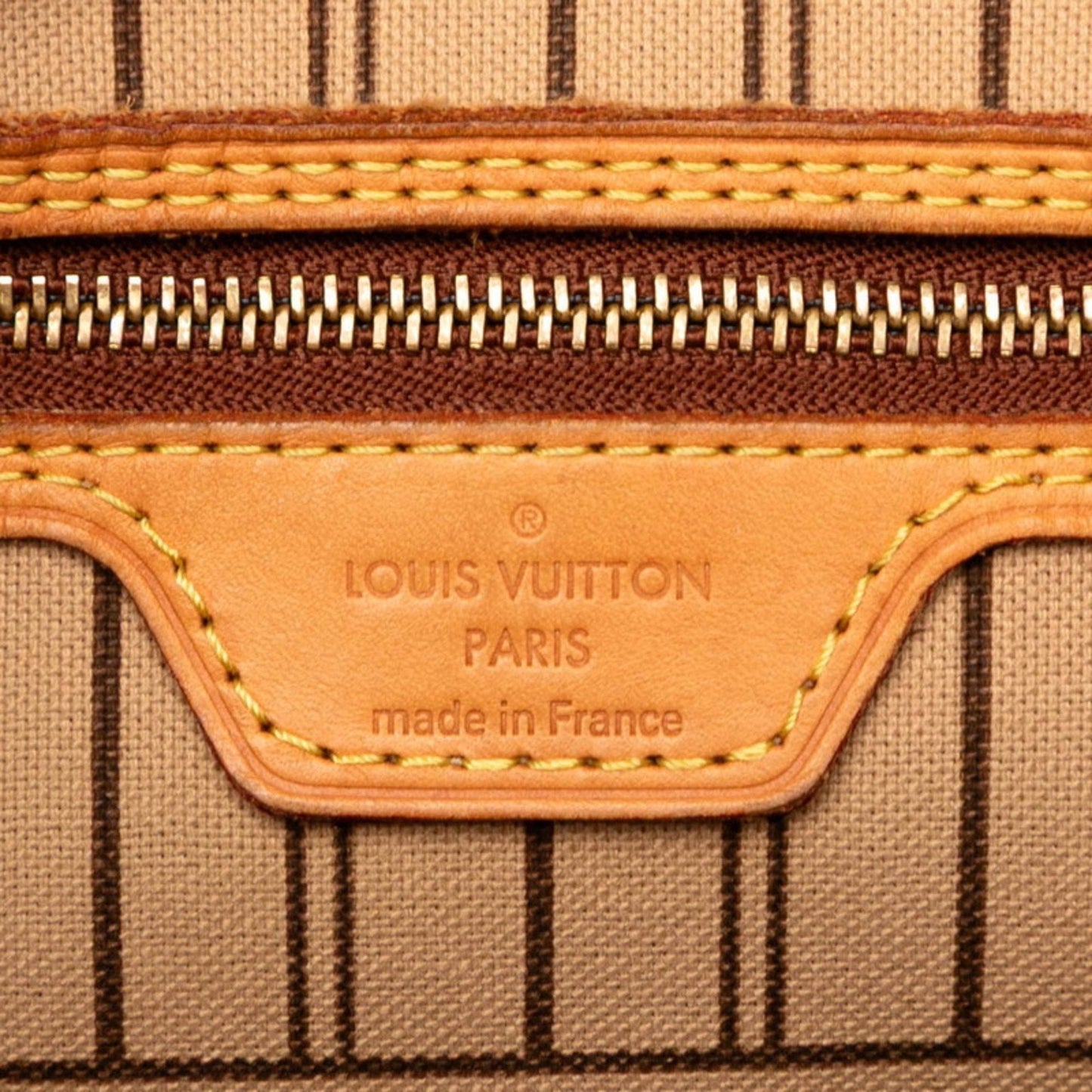 Louis Vuitton Brown Pvc Leather Shoulder Bag Tote Bag (Pre-Owned)