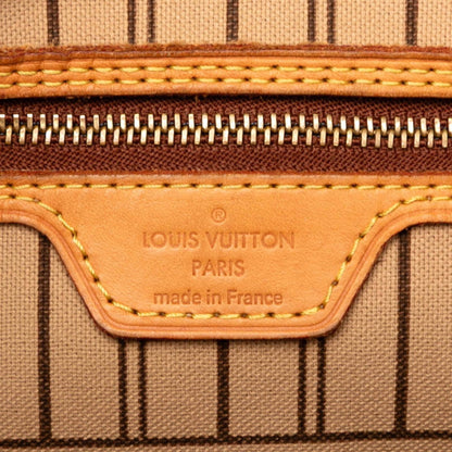 Louis Vuitton Brown Pvc Leather Shoulder Bag Tote Bag (Pre-Owned)