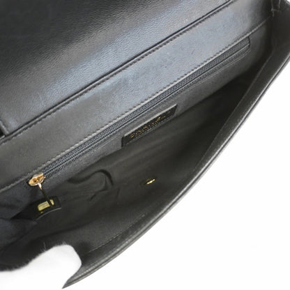 Chanel Black Leather Shoulder Bag (Pre-Owned)