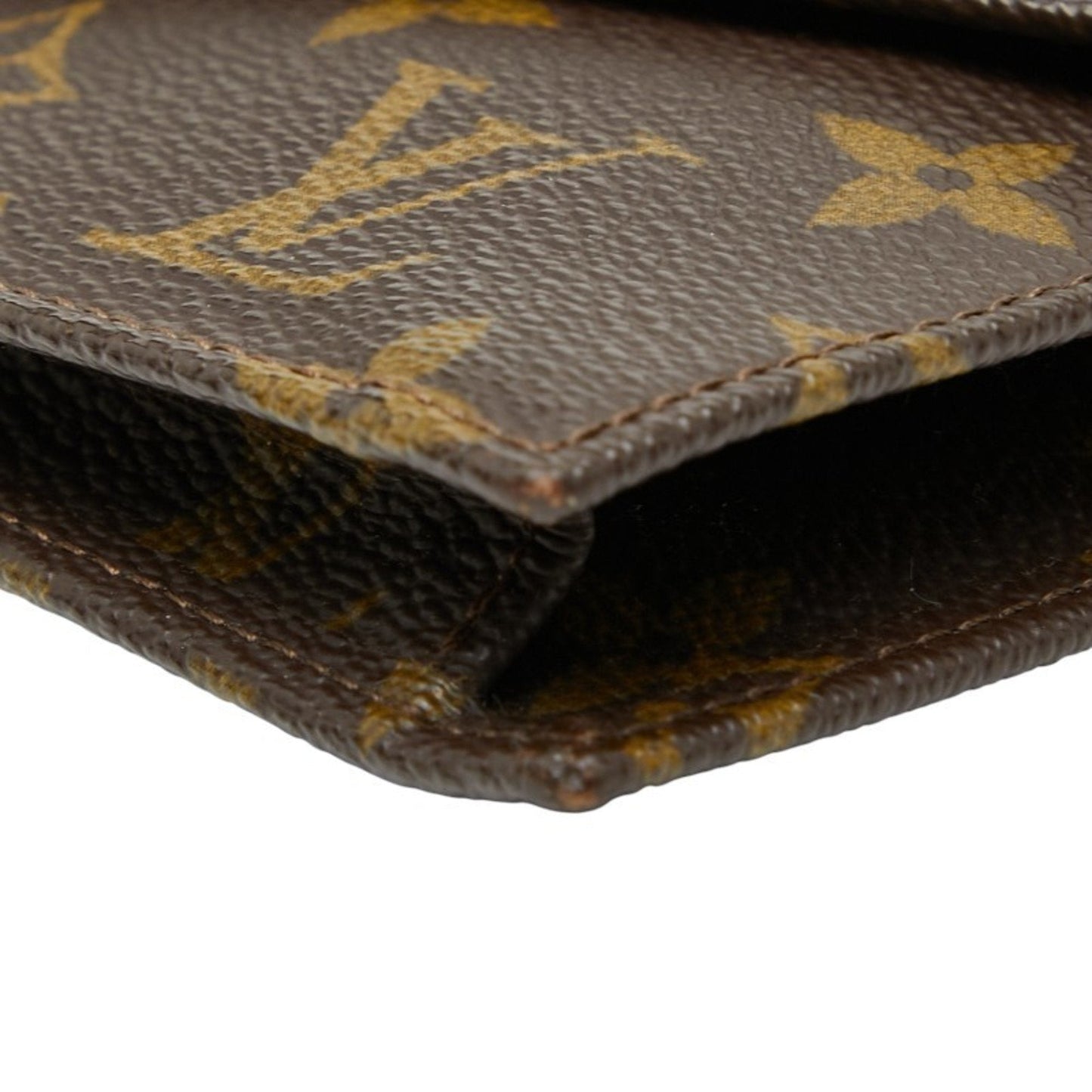 Louis Vuitton Brown Pvc Leather Pochette (Pre-Owned)