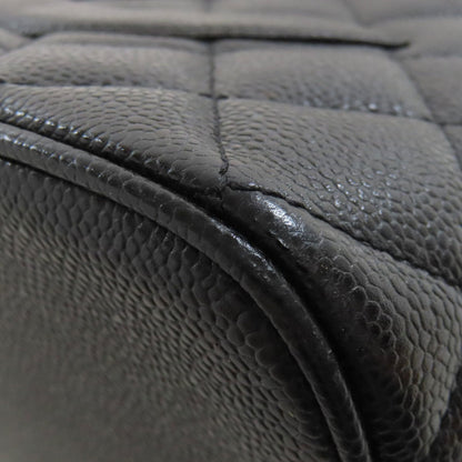 Chanel Black Leather Tote Bag (Pre-Owned)