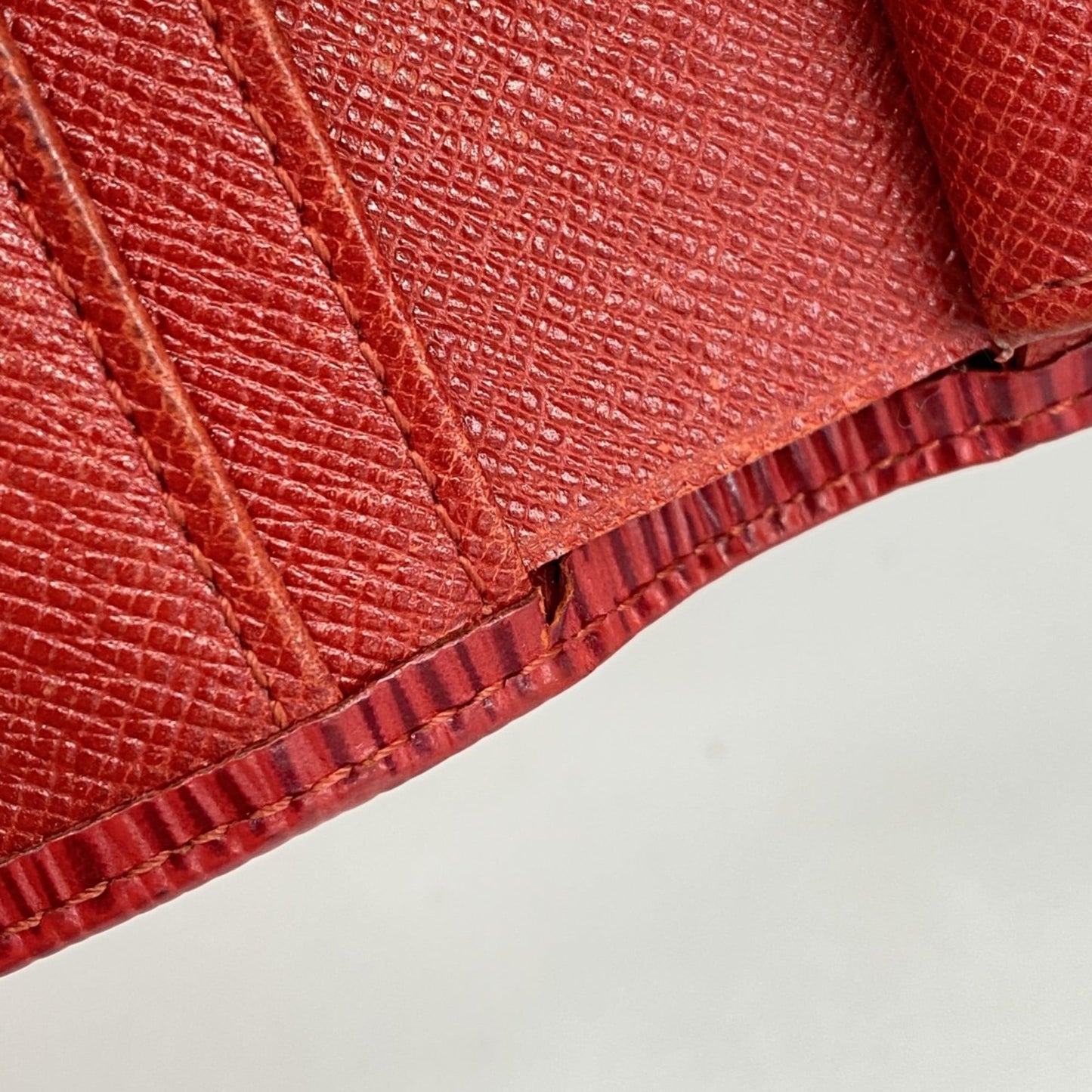 Louis Vuitton Castilian Red Wallet (Bi-Fold) (Pre-Owned)