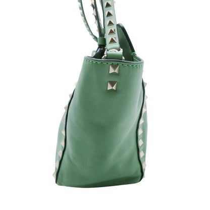 Valentino Garavani Green Handbag Tote Bag (Pre-Owned)