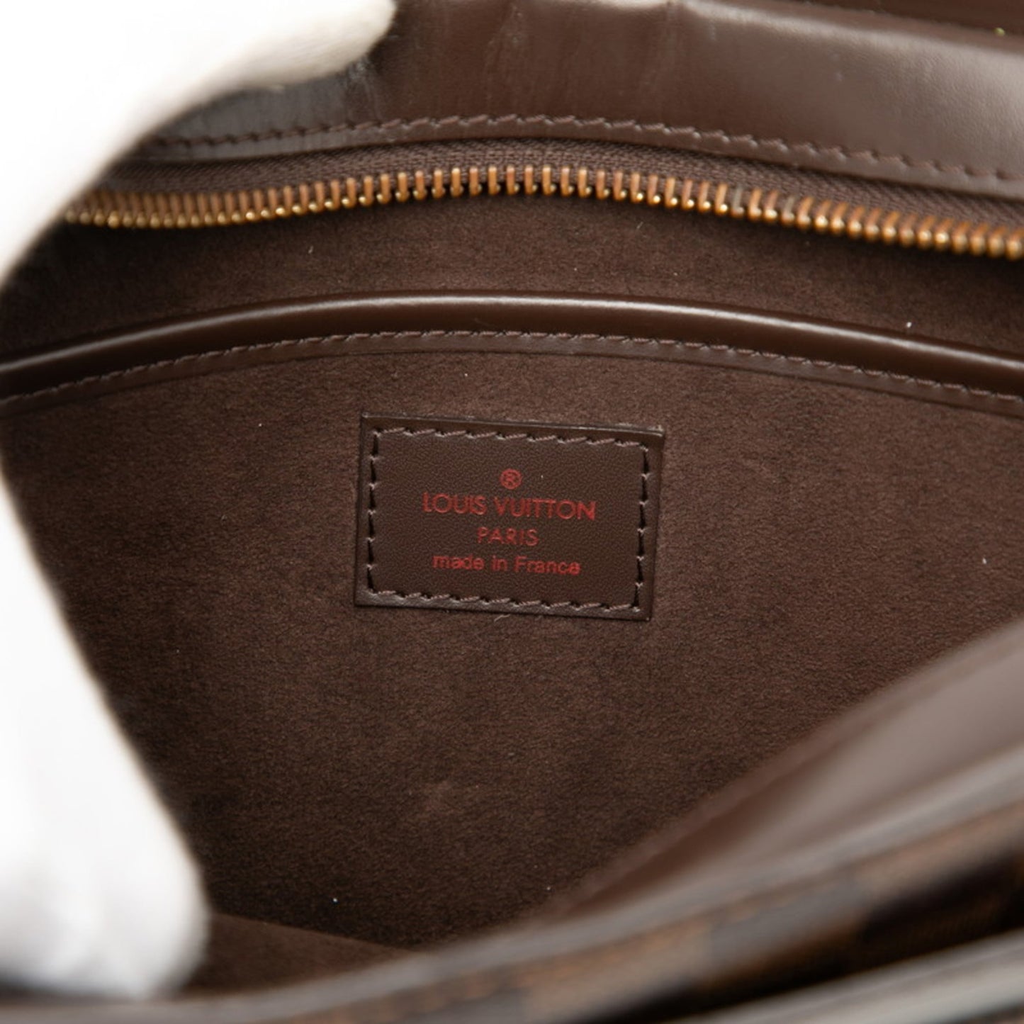 Louis Vuitton Brown Pvc Leather Clutch Bag (Pre-Owned)