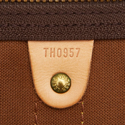 Louis Vuitton Brown Pvc Leather Boston Bag Shoulder Bag (Pre-Owned)