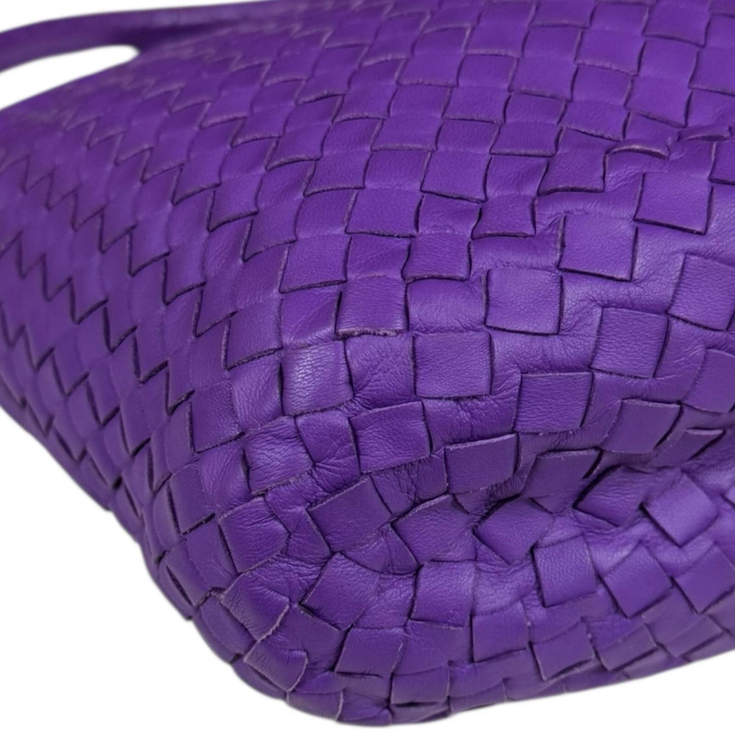 Bottega Veneta Intrecciato Purple Intrecciato Tote Bag (Pre-Owned)