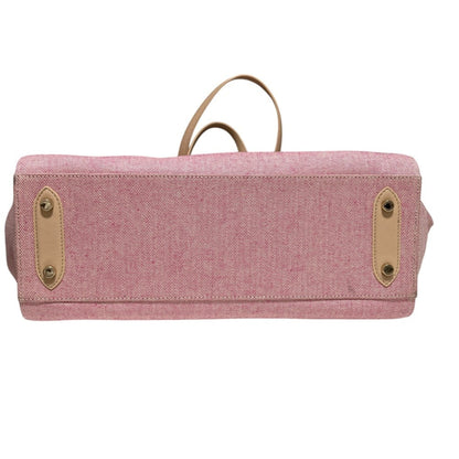 Giorgio Armani Pink Pink Beige Tote Bag (Pre-Owned)