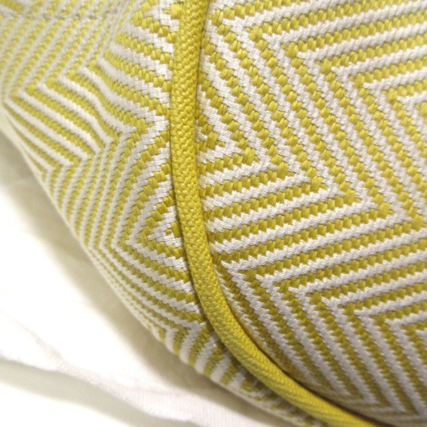 Hermes White Yellow Pouch Tote Bag (Pre-Owned)