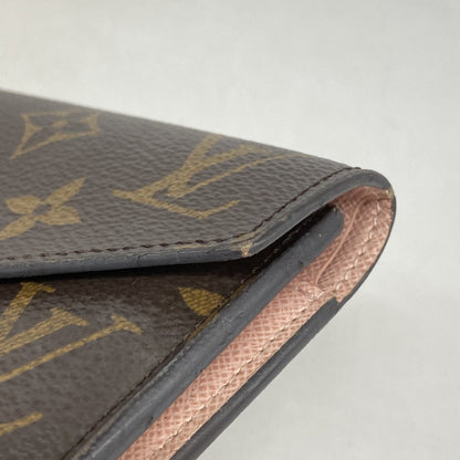 Louis Vuitton Brown Rose Ballerine Wallet (Tri-Fold) (Pre-Owned)