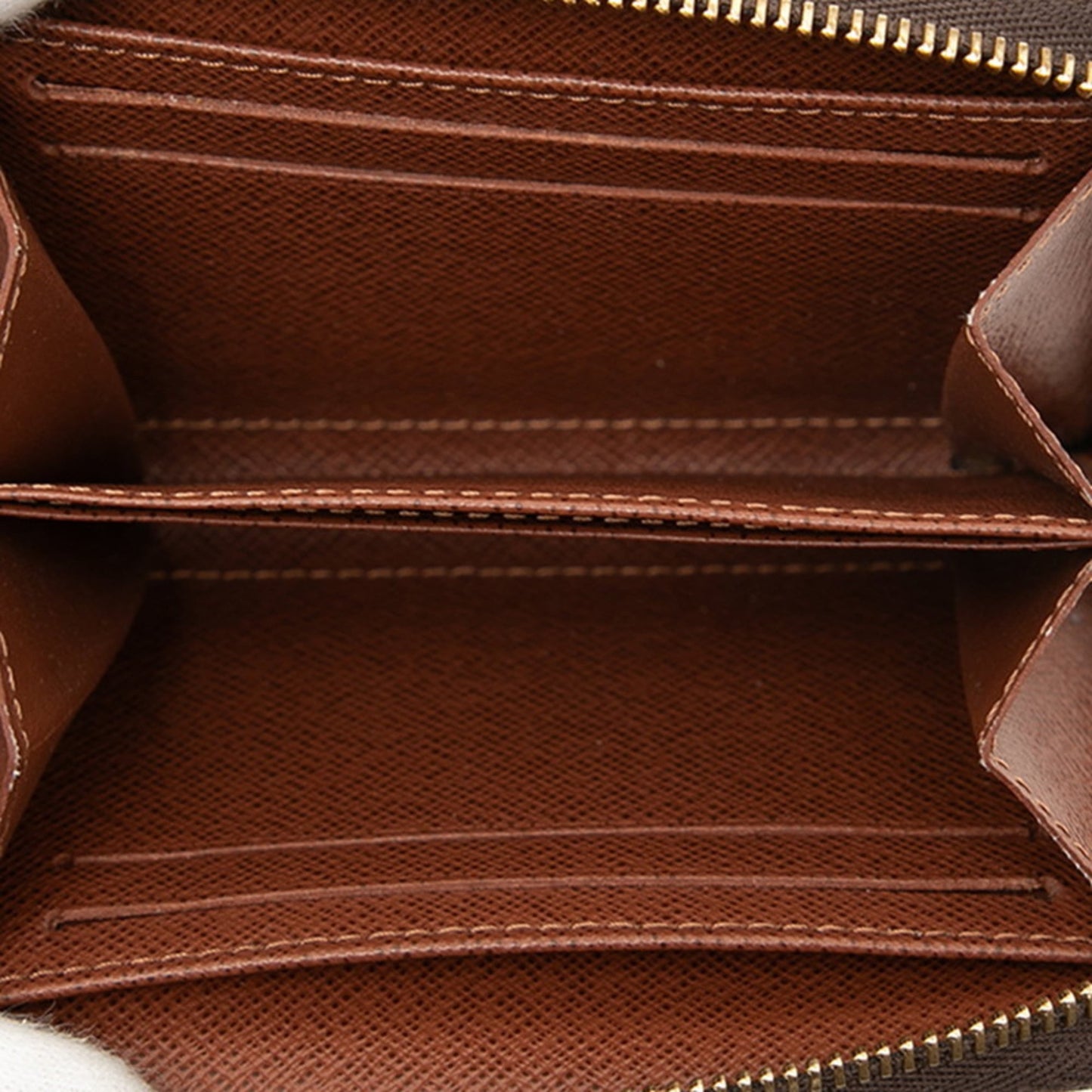 Louis Vuitton Brown Pvc Leather Long Wallet (Bi-Fold) (Pre-Owned)