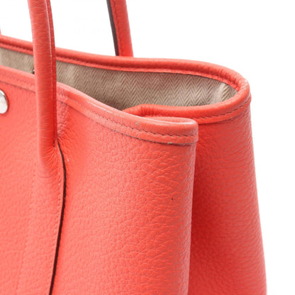 Hermes Red Color Leather Country Leather Tote Bag (Pre-Owned)