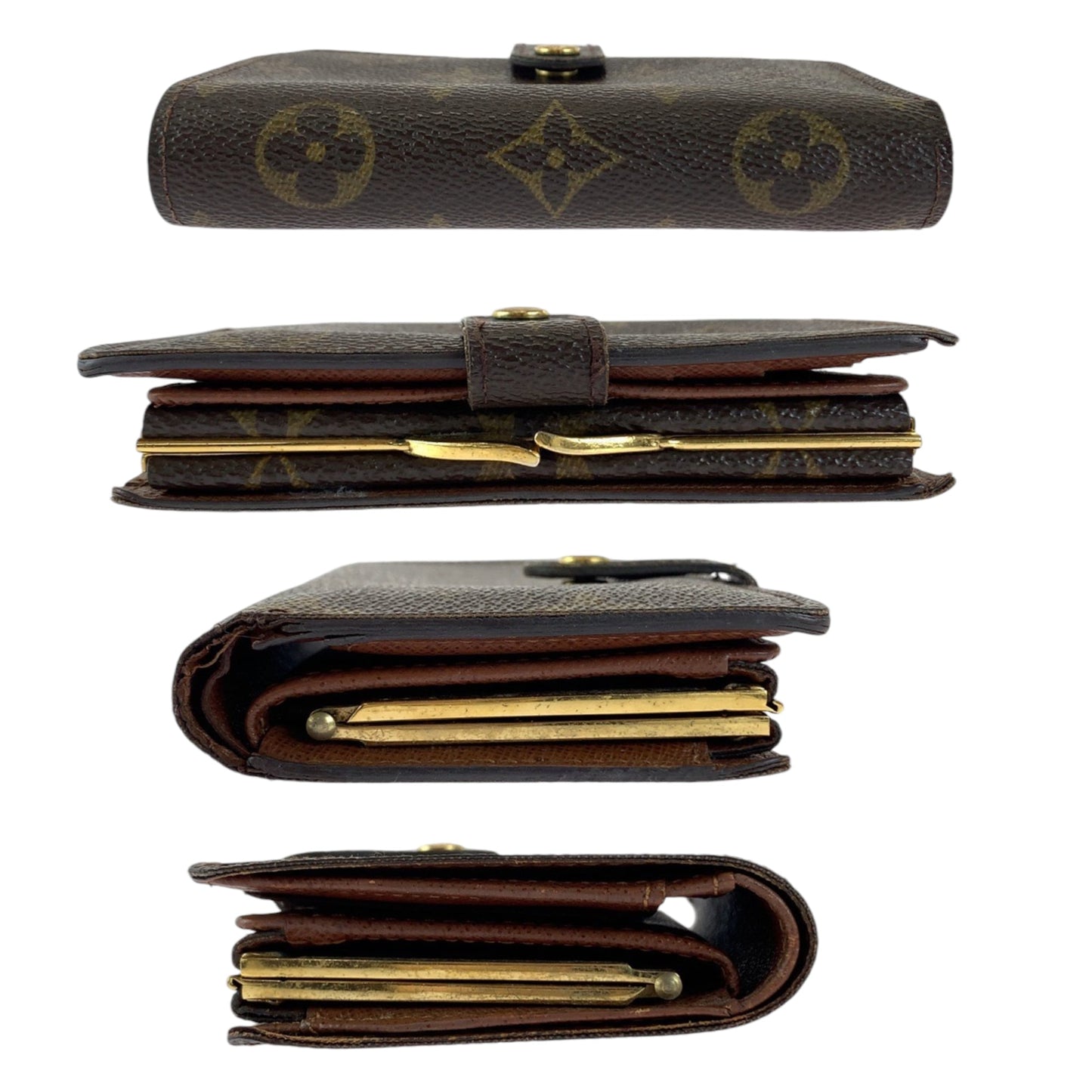 Louis Vuitton Brown Pvc Wallet (Bi-Fold) (Pre-Owned)