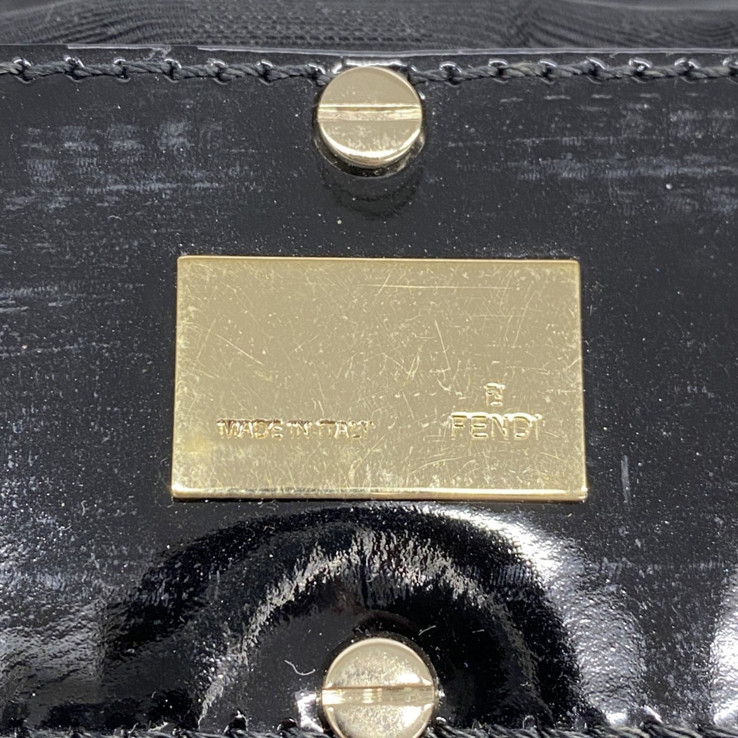 Fendi Black Nylon Canvas Tote Bag (Pre-Owned)