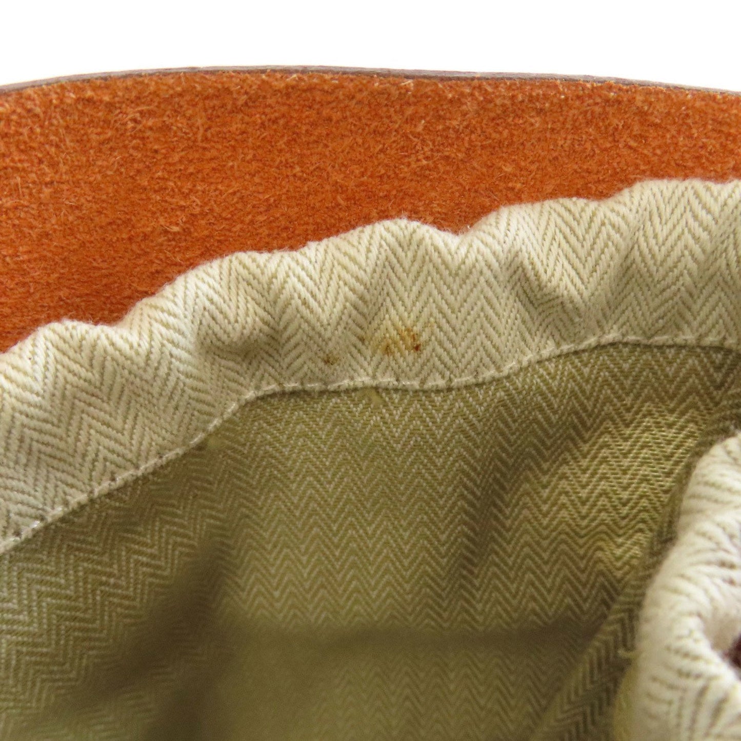 Hermes Orange Taurillon Clemence Leather Tote Bag (Pre-Owned)