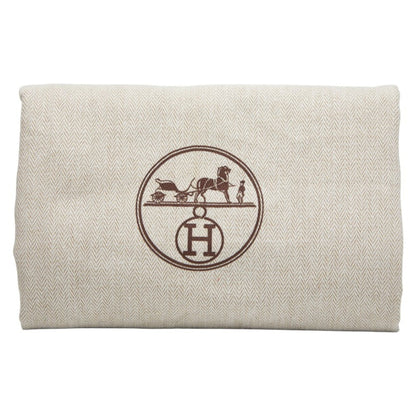 Hermes Beige Etoupe Gray Negonda Leather Handbag Tote Bag (Pre-Owned)