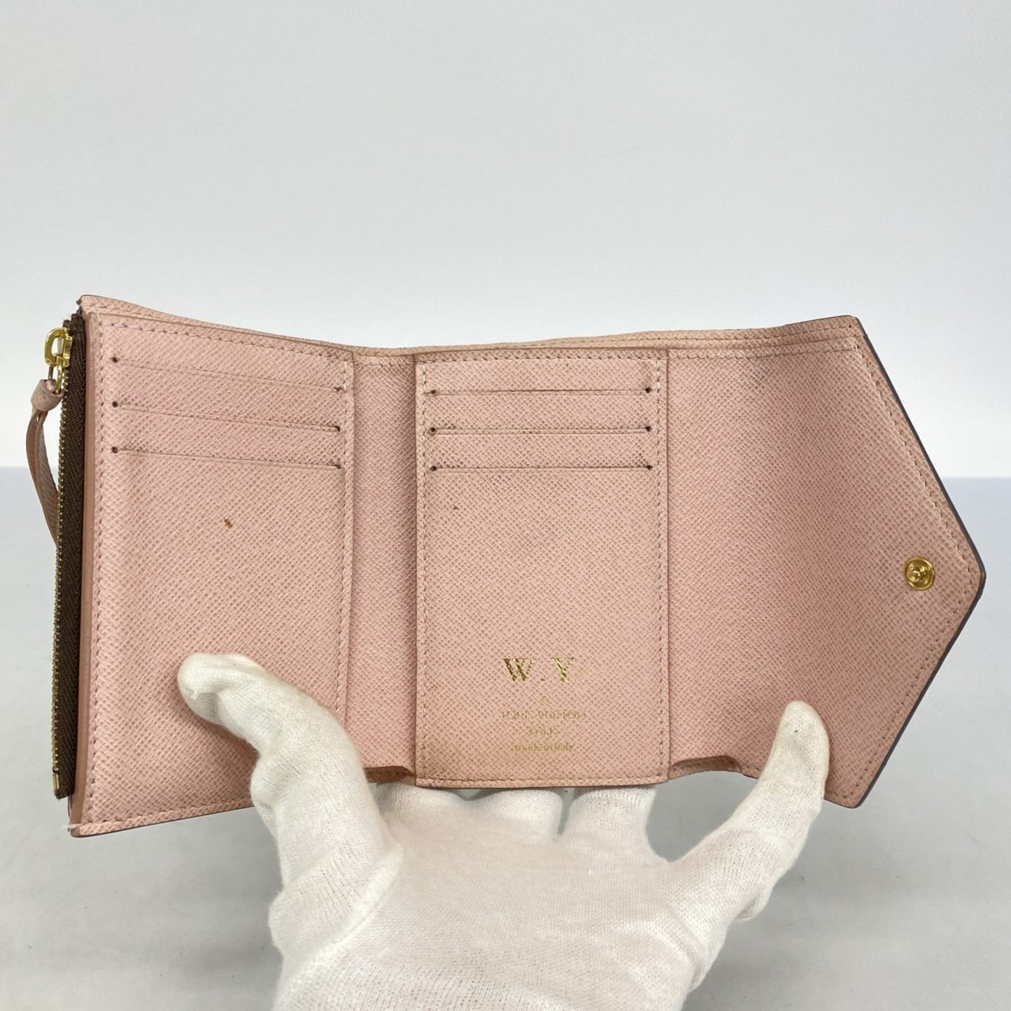 Louis Vuitton Brown Rose Ballerine Wallet (Tri-Fold) (Pre-Owned)