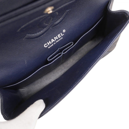 Chanel Navy Grained Calfskin Shoulder Bag (Pre-Owned)
