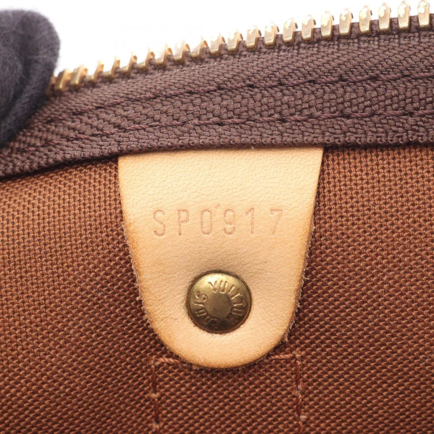 Louis Vuitton Brown Pvc Leather Boston Bag (Pre-Owned)