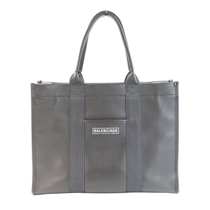 Balenciaga Gray Leather Tote Bag (Pre-Owned)