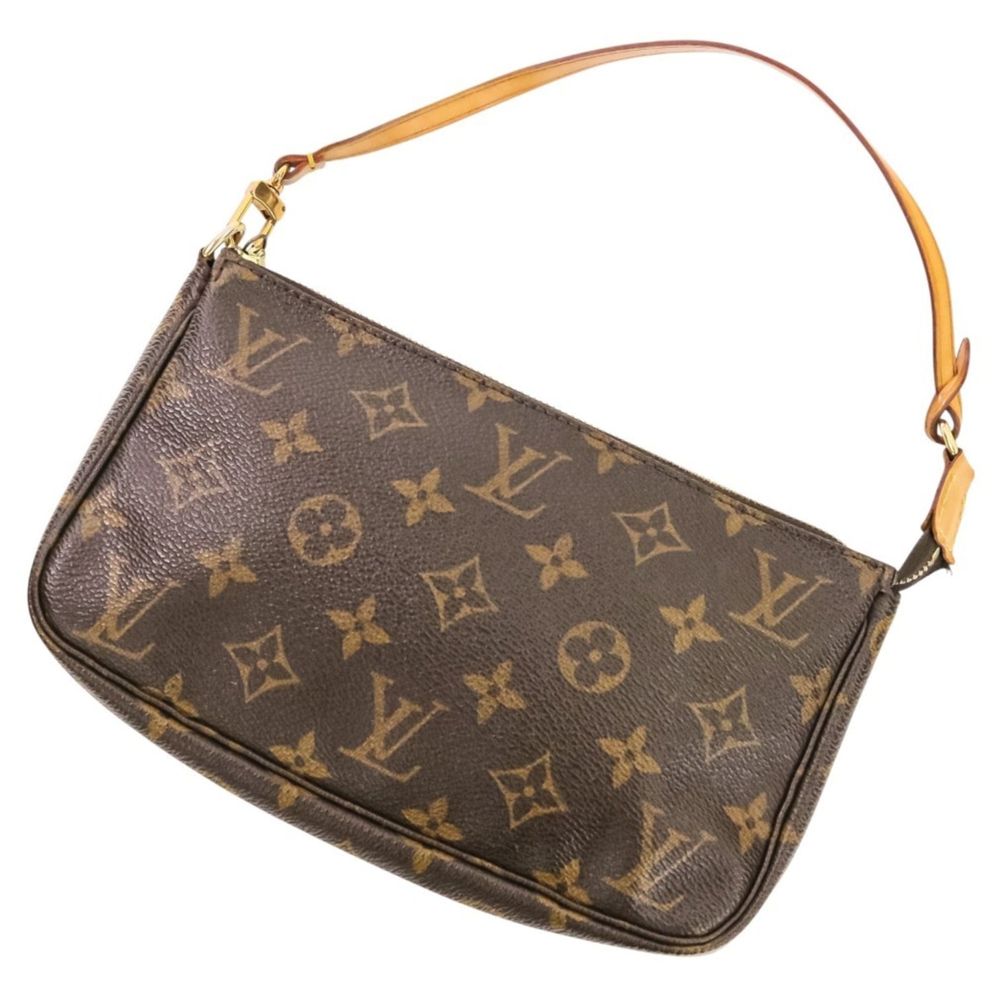 Louis Vuitton Brown Monogram Monogram Pochette Pouch (Pre-Owned)
