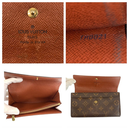 Louis Vuitton Brown Monogram Monogram Long Wallet (Bi-Fold) (Pre-Owned)