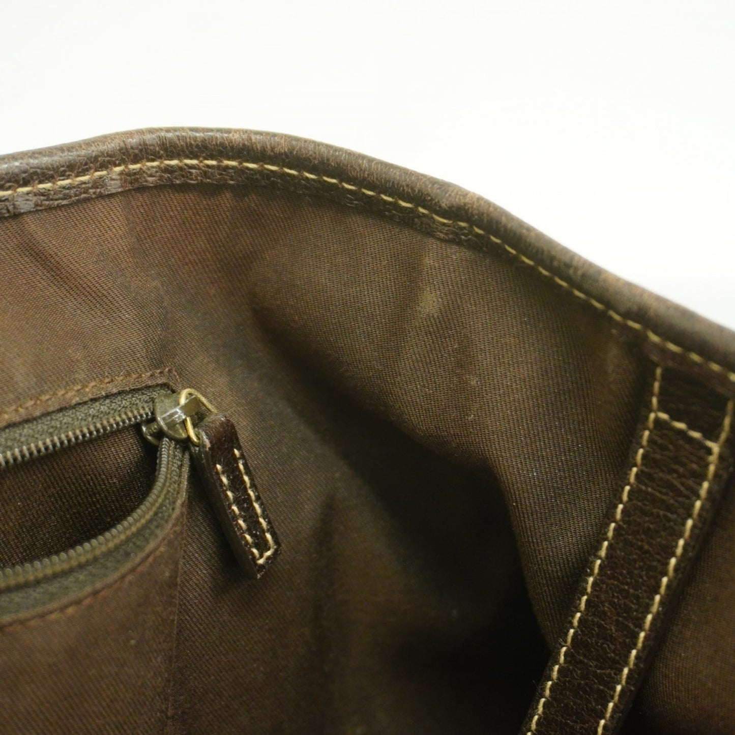 Gucci Brown Canvas Tote Bag (Pre-Owned)