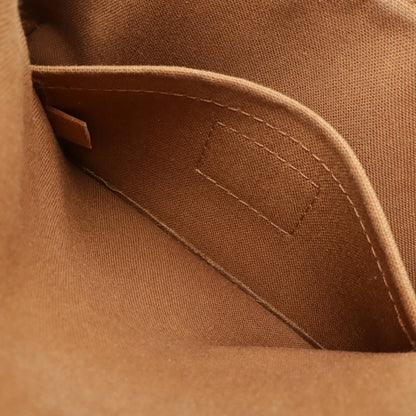 Louis Vuitton Brown Pvc Clutch Bag Fanny Pack Pochette Sling Bag (Pre-Owned)