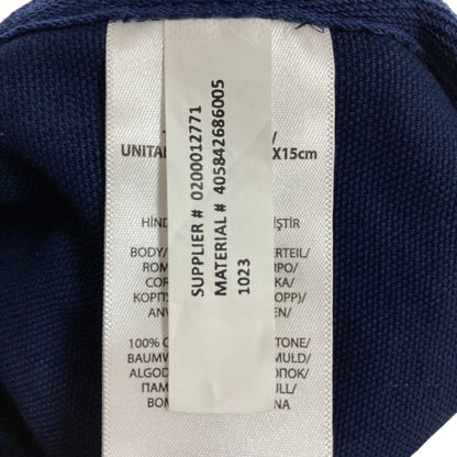 Ralph Lauren Navy Canvas Shoulder Bag Tote Bag (Pre-Owned)