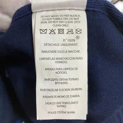 Ralph Lauren Navy Canvas Shoulder Bag Tote Bag (Pre-Owned)