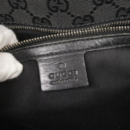 Gucci Black Canvas Tote Bag (Pre-Owned)