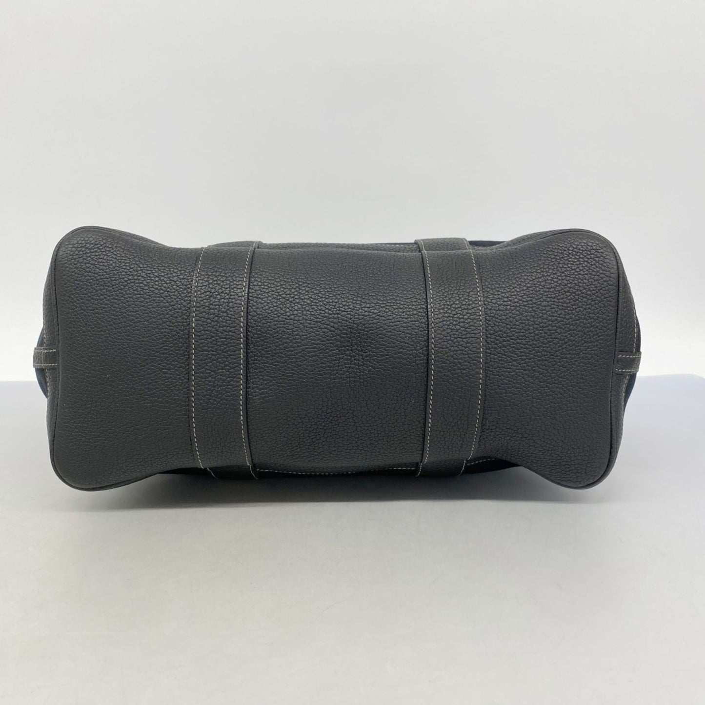 Hermes Black Toile Officier Tote Bag (Pre-Owned)