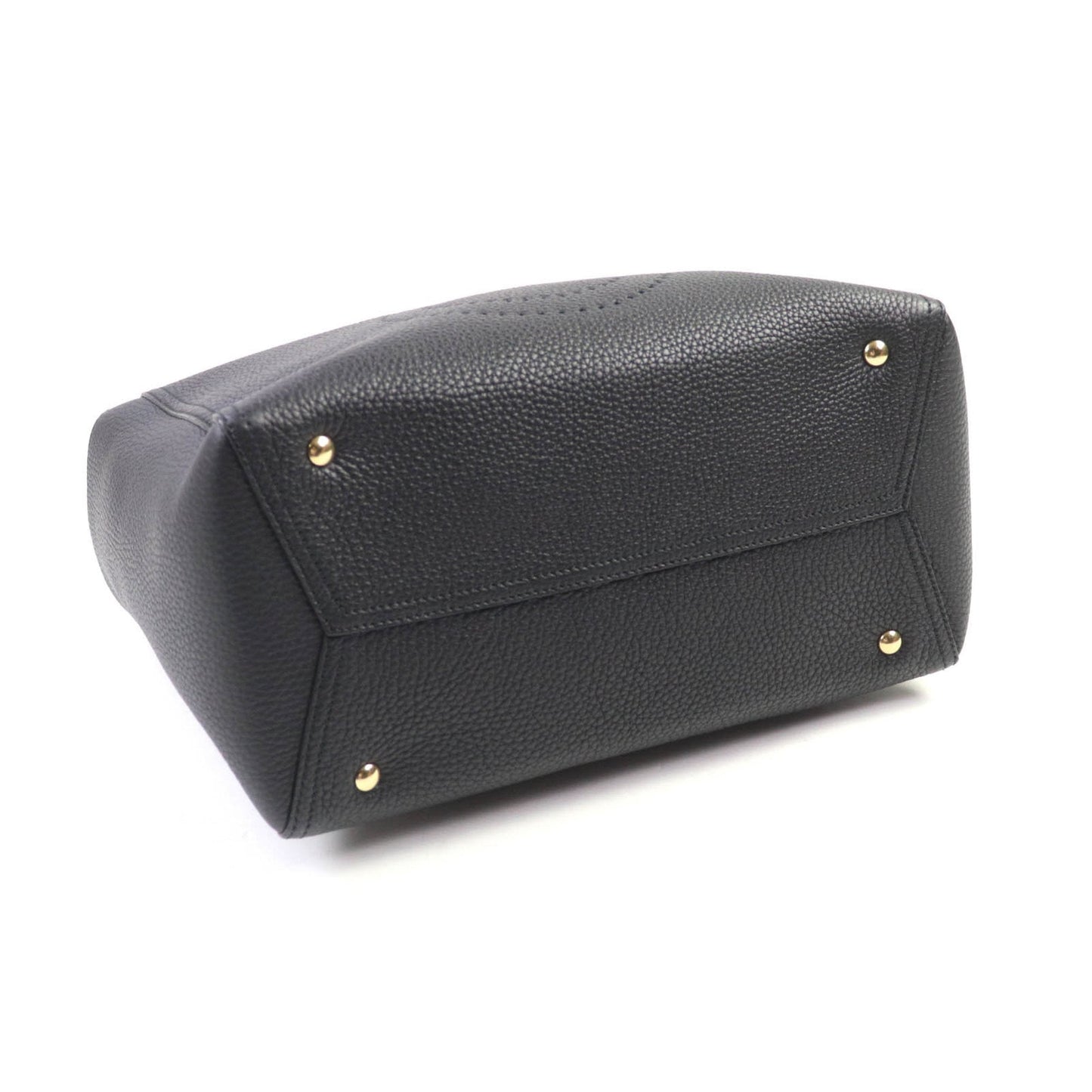 Salvatore Ferragamo Black Leather Tote Bag (Pre-Owned)