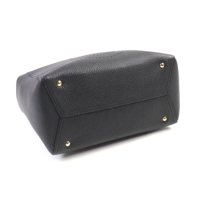 Salvatore Ferragamo Black Leather Tote Bag (Pre-Owned)