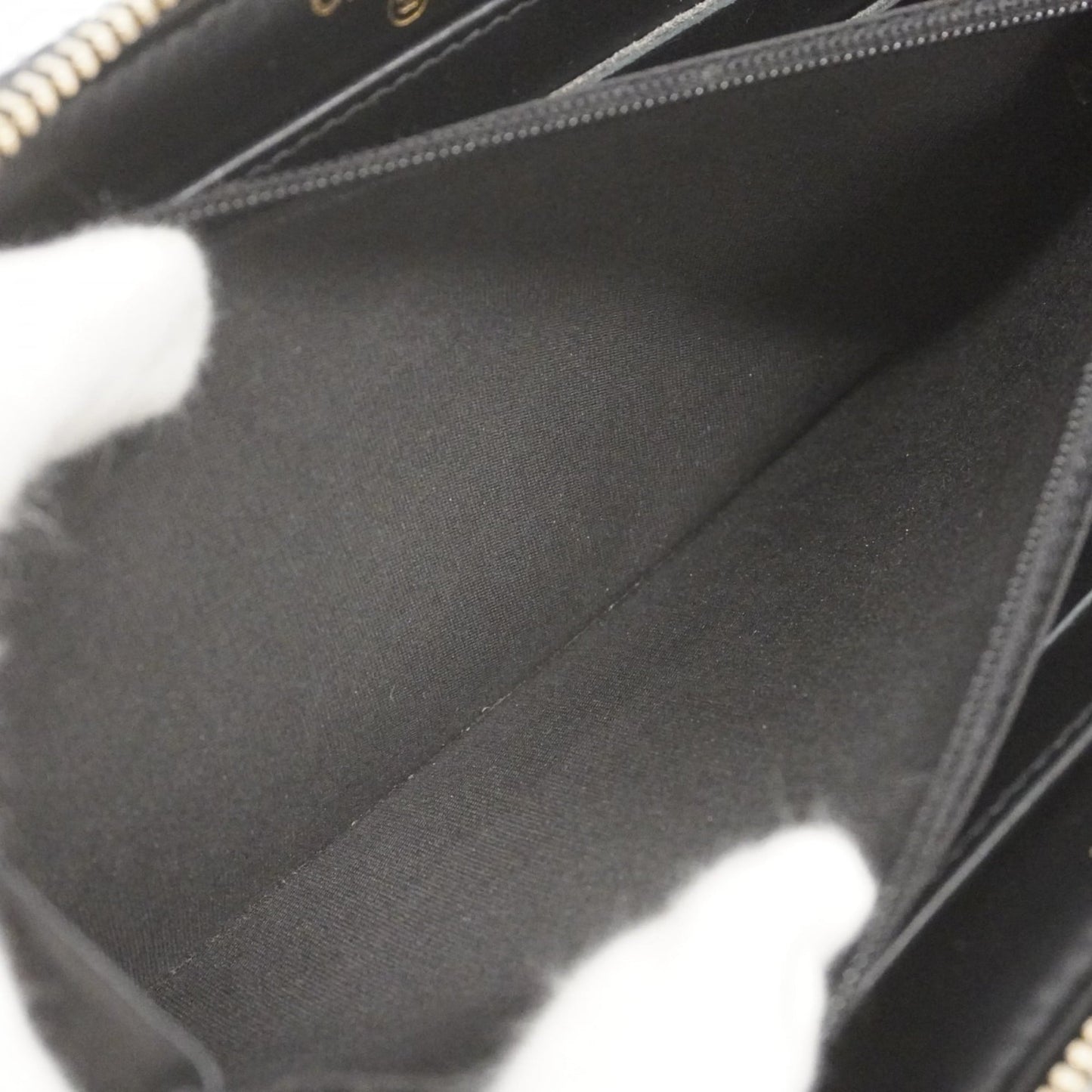 Chanel Navy Fabric Long Wallet (Bi-Fold) (Pre-Owned)