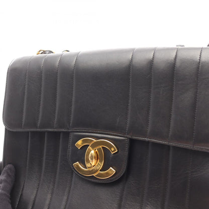 Chanel Black Leather Shoulder Bag (Pre-Owned)