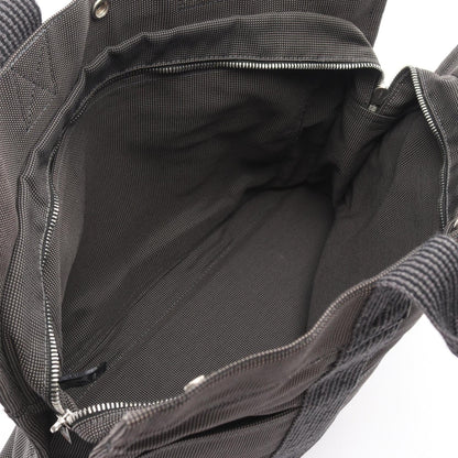 Hermes Gray Nylon Canvas Tote Bag (Pre-Owned)