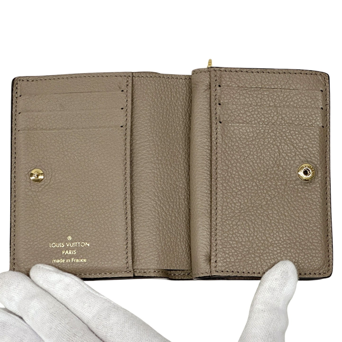 Louis Vuitton Beige Tourterelle Monogram Empreinte Wallet (Bi-Fold) (Pre-Owned)