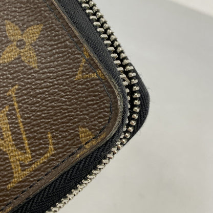 Louis Vuitton Black Brown Long Wallet (Bi-Fold) (Pre-Owned)